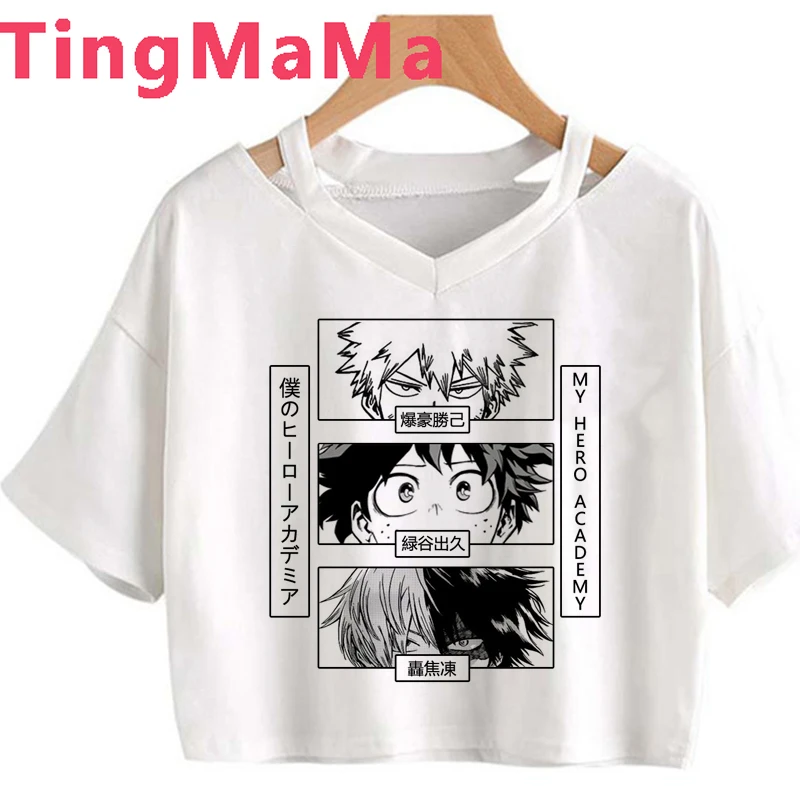 Футболка женская в стиле японского аниме Моя геройская Академия |