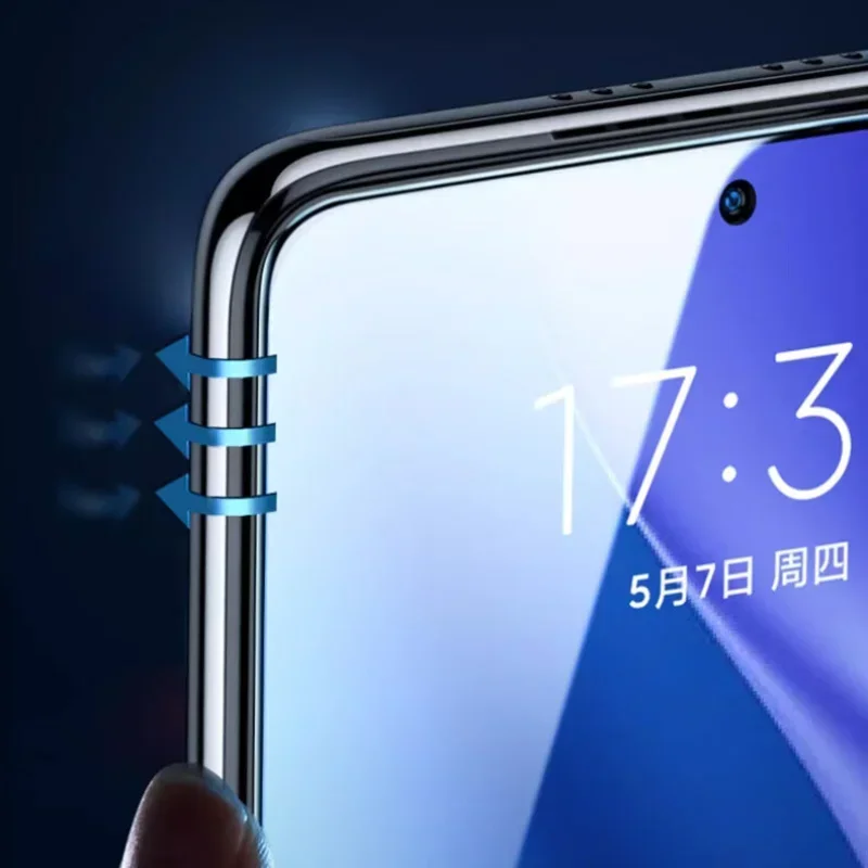 Закаленное стекло 2.5D для OPPO F27 5G прозрачная защитная пленка с черным краем 9H