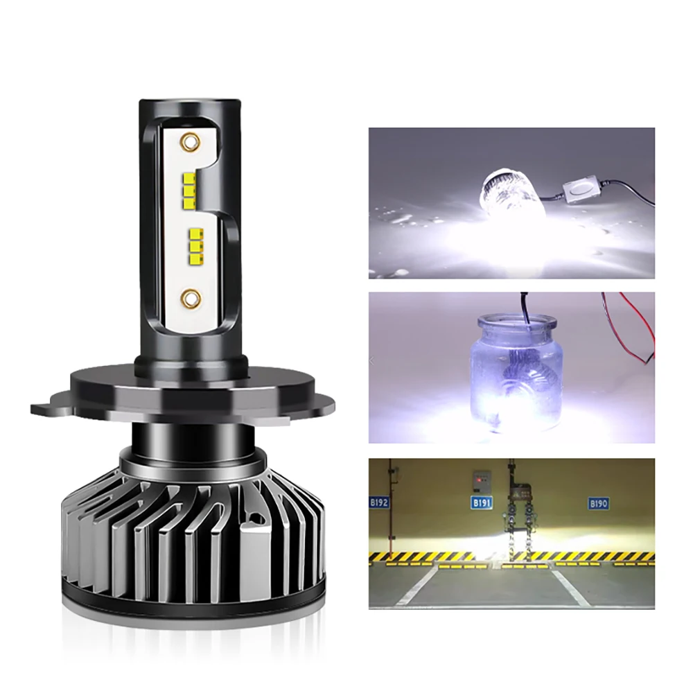 

2 шт. F2 Canbus H4 H7 светодиодный головной светильник 9005 HB3 H9 H11 HB4 9006 противотуманный светильник 6000K светодиодный светильник s для автомобильных фар дальнего/ближнего света