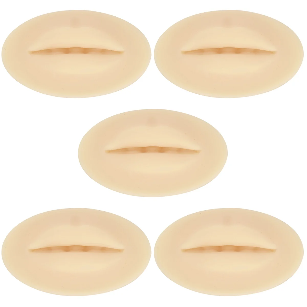 

5pcs Simulation Human Lip Skin for Tattoos Beginners Tattooing Practice Accessory