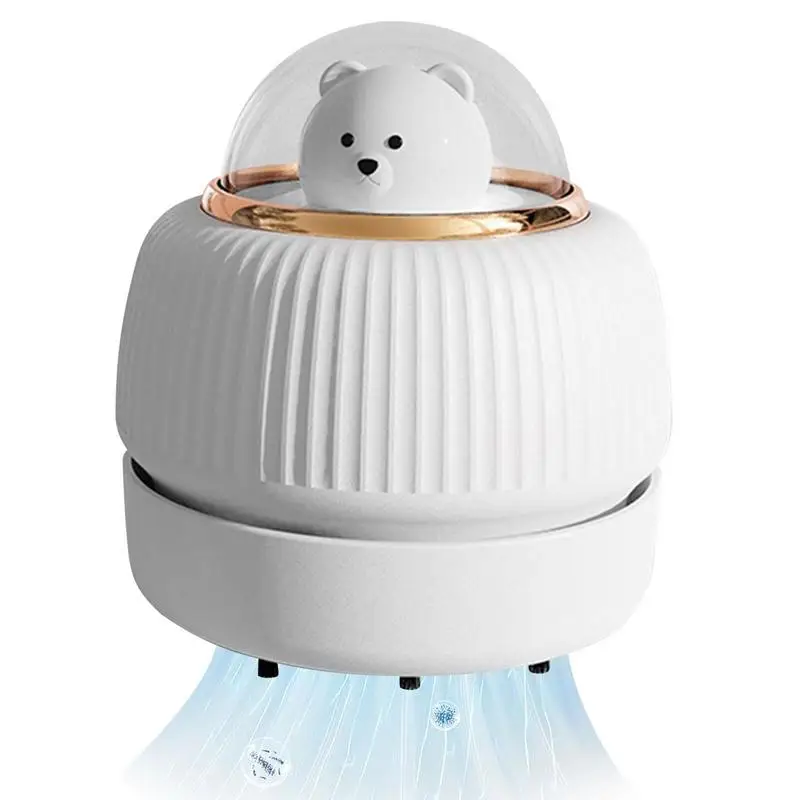 

Dropshipping Desktop Car Vacuum Cleaner Mini Desk Dust Sweeper Cordless Ascending Wind Direction Design Suitable For Home School