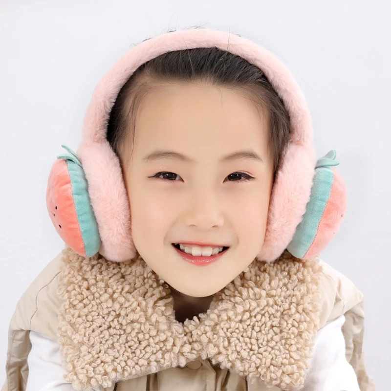 

Carrot Melon Pineapple Ear Muffs Warm & Soft Fluffy Cute Winter Warm Earmuff