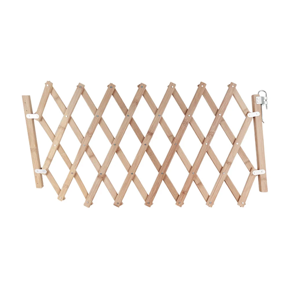 

Kids Playpen Pet Protector Indoor Fence Wooden Pet Gate Foldable Playpen Wood Fence Sliding Doors Pet Isolation Door
