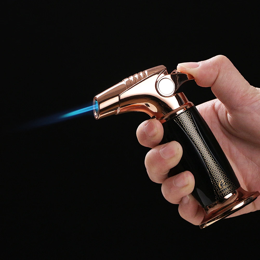 

GALINER Windproof Torch Lighter Cigar Gun Gas Butane Smoking Accessories Gadgets Unusual Puro Lighters Charuto