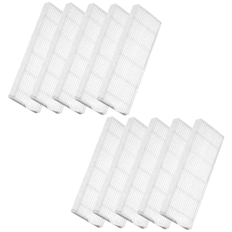 

10PCS HEPA Filter Sweeping Robot Replacement Accessories For Conga Robot 1209 1390 Spare Parts