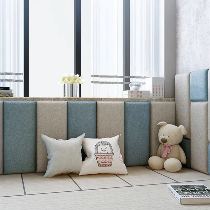 Мебель для спальни с изголовьем кровати 3D Наклейка на стену Королевский размер