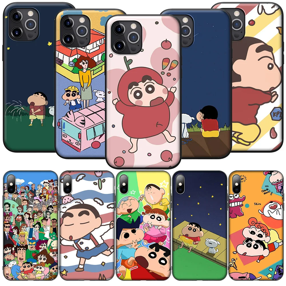 FL38 C-Crayon Cartoon Shin-Chan NEW Phone Case for iPhone 12 11 X XS XR Pro Max 6 6s Plus SE