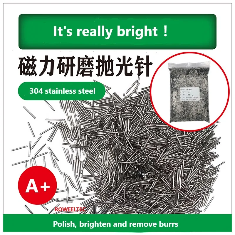 

1KG Mini Pins Magnetic Rotary Tumbler Polisher Tools Stainless Steel Polishing Needles Jewelry Polishing Needles Media ATT