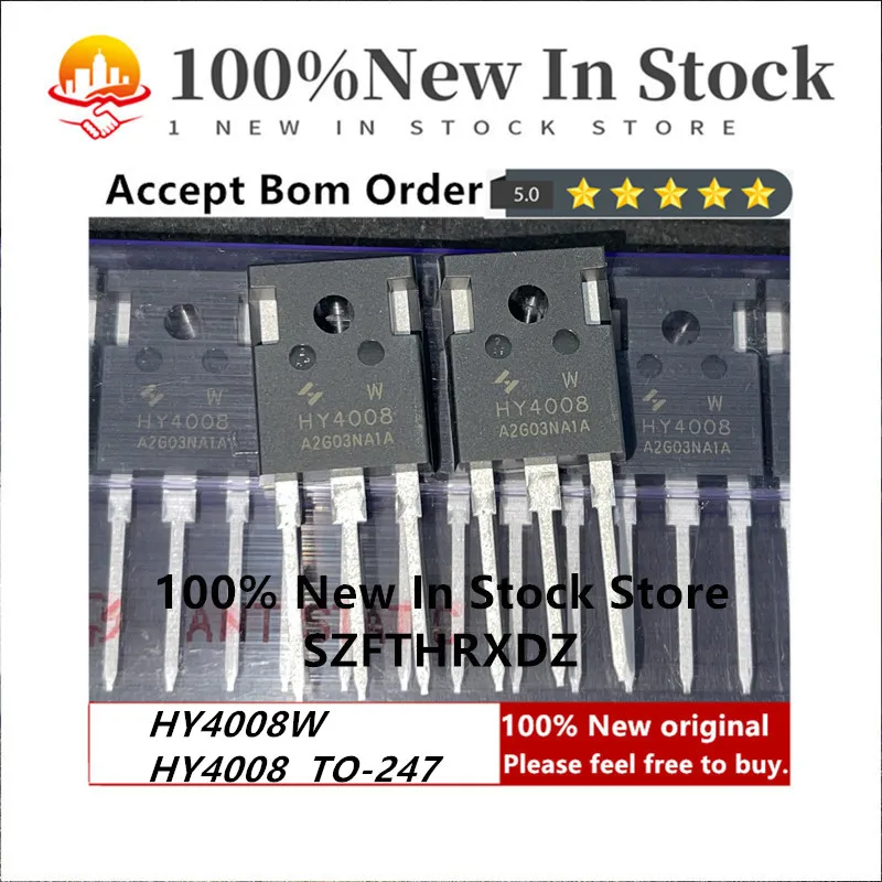 100% Новый оригинальный HY4008W TO-247 HY4008 TO247 MOSFET 80V 220A |