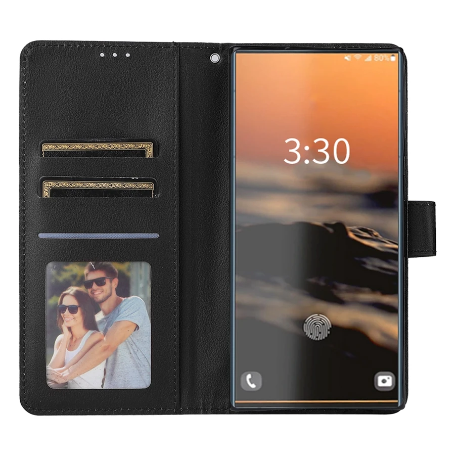 Retro PU Leather Flip Wallet Cover Case For Samsung Galaxy S23 Ultra S22 S21 FE S20 S10 Plus A04s A13 A14 A34 A52 A53 A54 A73