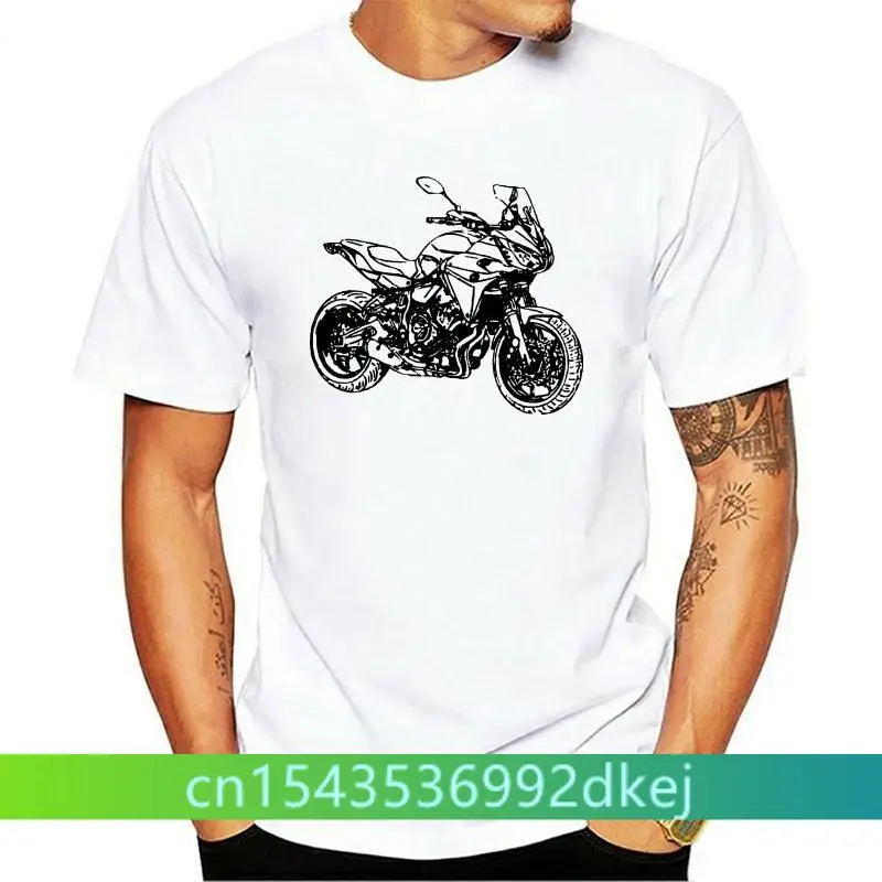 

2019 New Summer Men Hip Hop Tee Shirt Street Motorcycle MT07 Tracer 700, T-Shirt Tracer700 Slim T-shirt