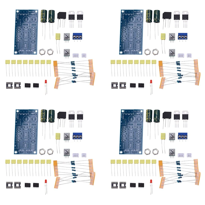 

4X фильтр нижних частот бас сабвуфер предусилитель Плата усилителя двойной мощности фильтр нижних частот предусилитель басов