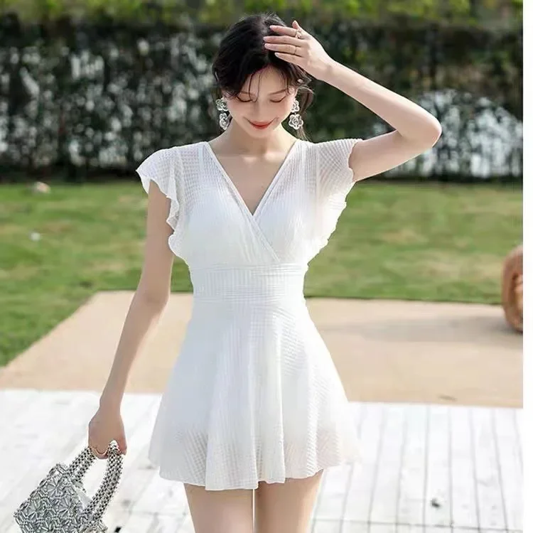 Комбинезон в стиле юбки 2024 с брюками плоской подошвой консервативное покрытие