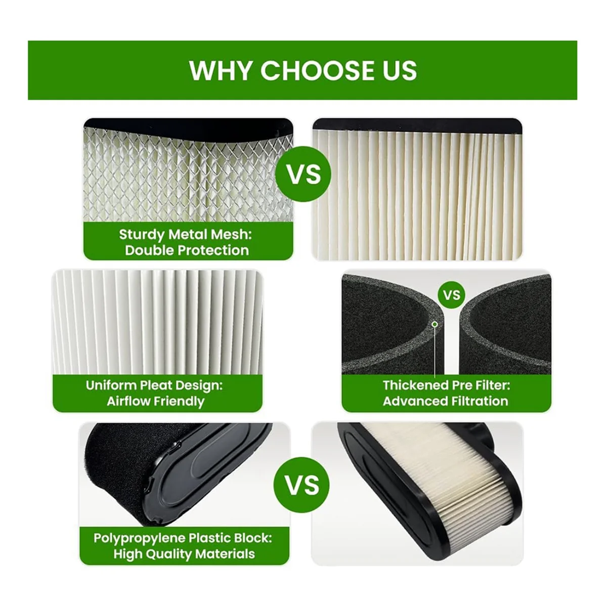 4 шт. Воздушный фильтр 11013-0752 для Kawasaki FR691V FR651V с предварительным фильтром 11013-7046