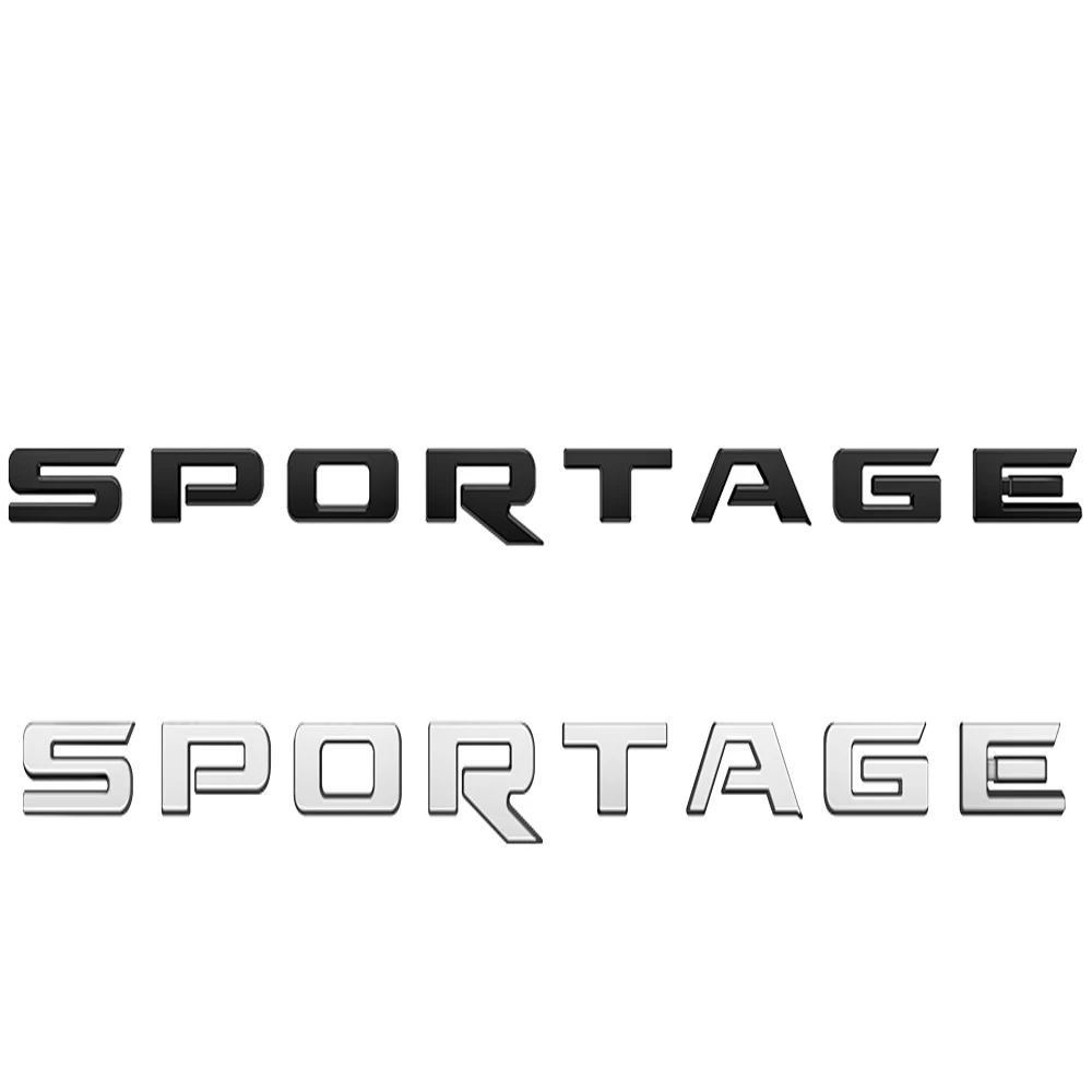 

SPORTAGE Logo Badge Nameplate Sticker Rear Sticker For KIA SPORTAGE Forte Optima KX5 K5 KX7 KX1 K3 KX3 K2 K4 K7 K9 KIA Sticker