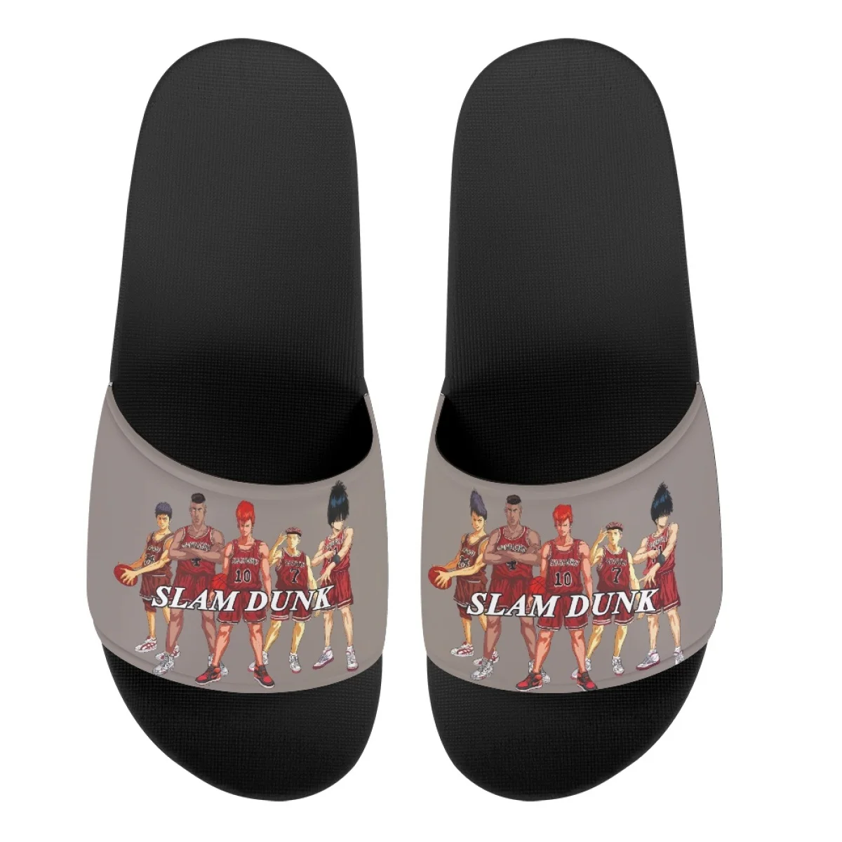 Hot Saleスラムダンク Slippers Daily Wear Outdoor Casual Mens Flats Holiday Outdoor Beach Cartoon Style Comfortable Unisex Flat Shoes