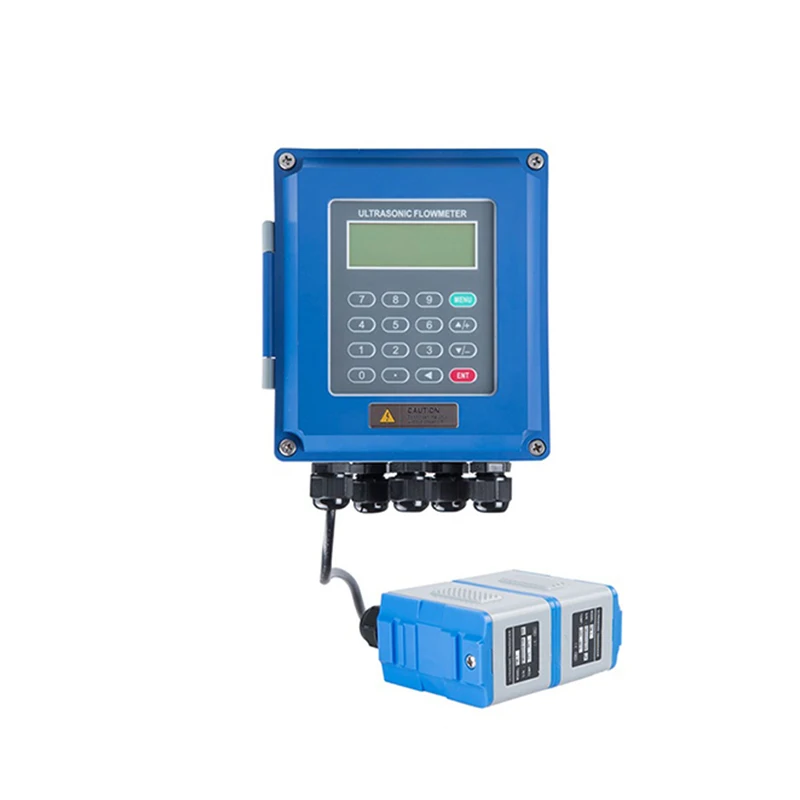 

JUF-2000B Digital Ultrasonic Flowmeter Industrial Separate Fixed Ultrasonic Water Flow Meter Sensor