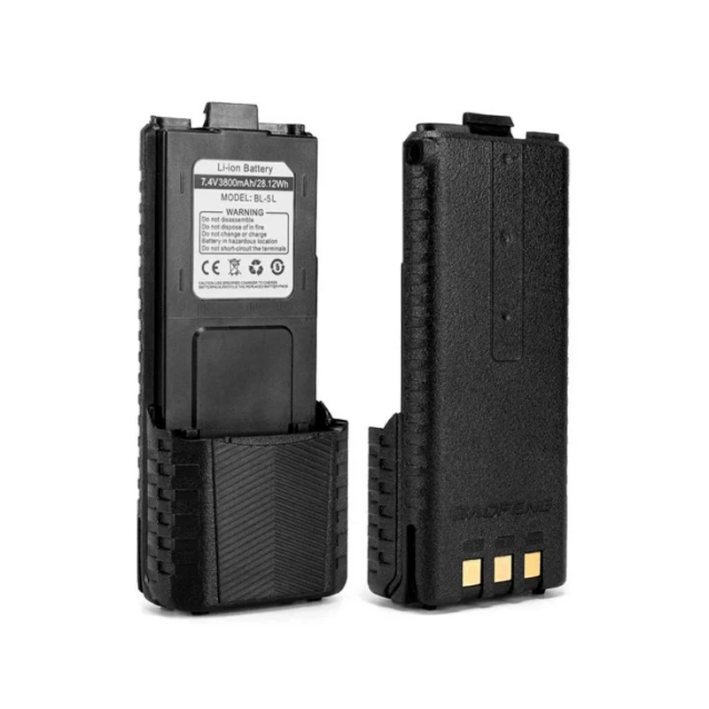 Оригинальный литий-ионный аккумулятор Baofeng UV5R 3800 мАч 7 4 В UV-5R аксессуары для радио