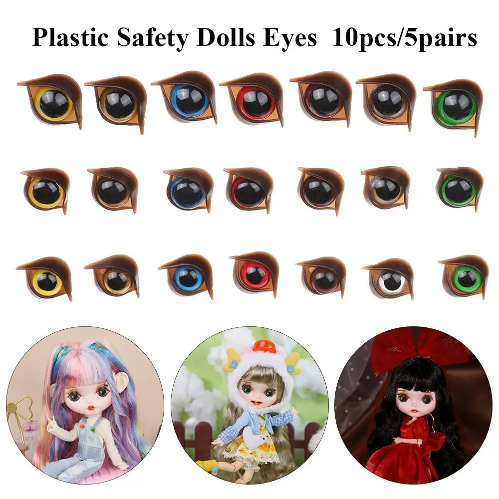 

High quality Stuffed Toys Parts Safety Plastic Eyes Crafts Bear Animal Accessories Dolls DIY Tools Puppet Crystal Eye
