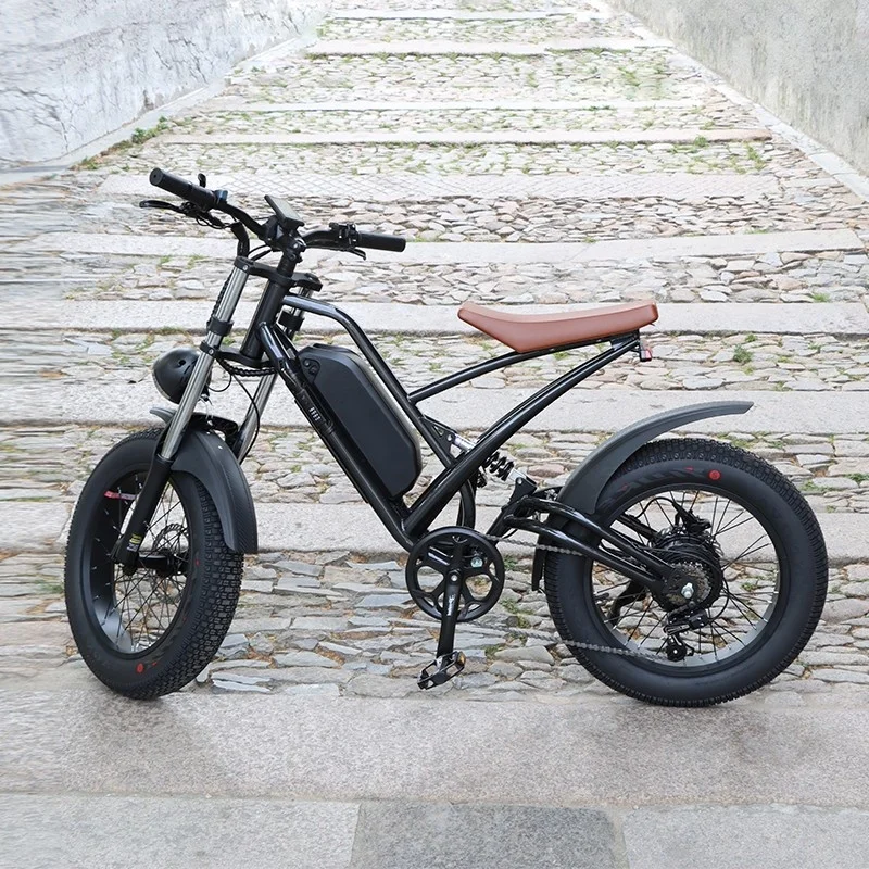 Лидер продаж горный электрический велосипед с толстыми шинами 48 в 750 Вт