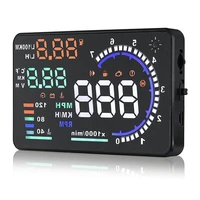 obd2 hud car head up display 5 5 a8 obd2 windshield projector hud head up with speeding warning fuel consumption temperature