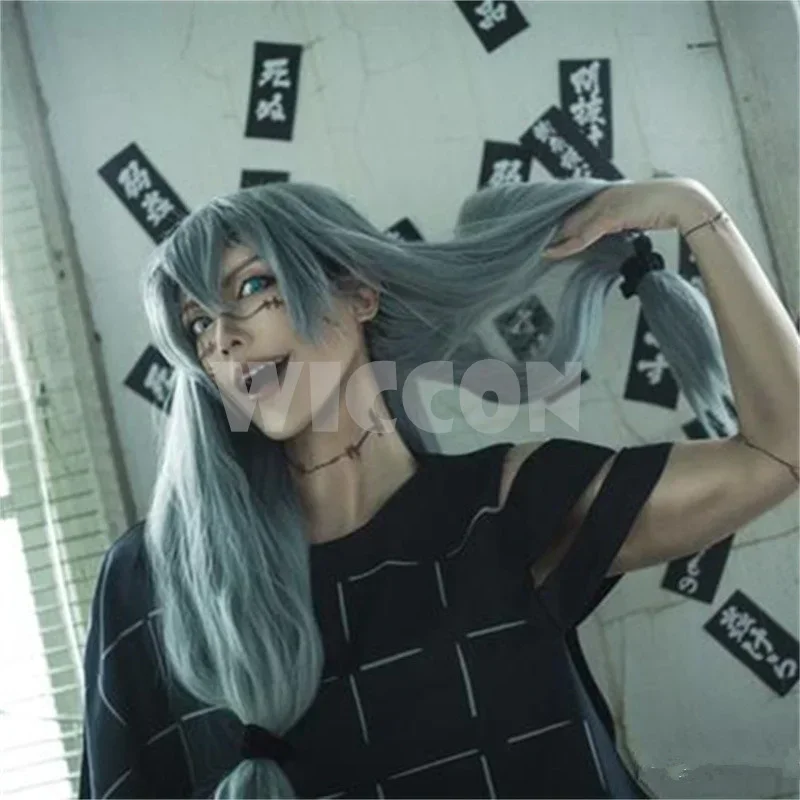 Костюмы для косплея юютсу касин махито из аниме парик топ брюки костюм на