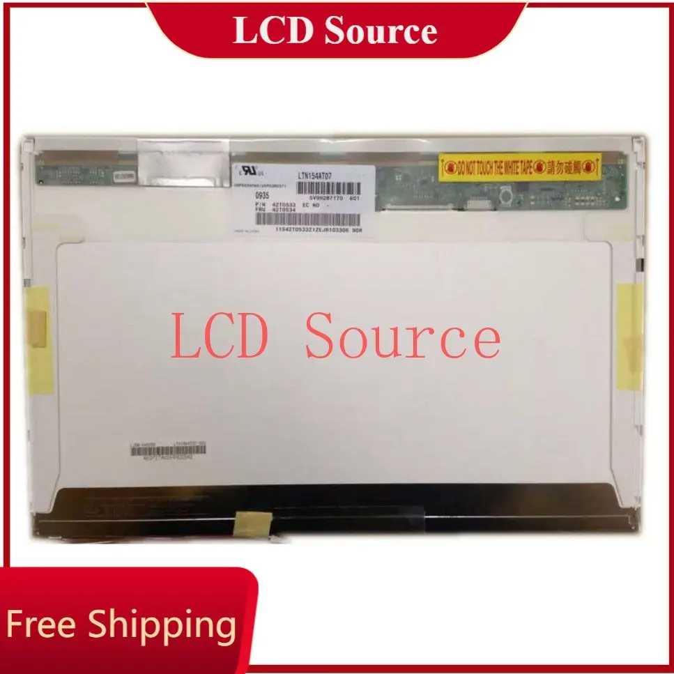 

LTN154AT07 fit LTN154AT01 LP154WX4 LP154X3-L0D LP154WX5 N154I1-L0A/0C N154I2-L02