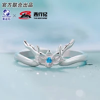 journey to the west xi xing ji anime dragon girl ring sterling silver 925 action figure cosplay new arrival gift