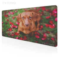 dog dachshund mouse pad gamer xl hd home computer new mousepad xxl mouse mat anti slip carpet soft office pc table mat