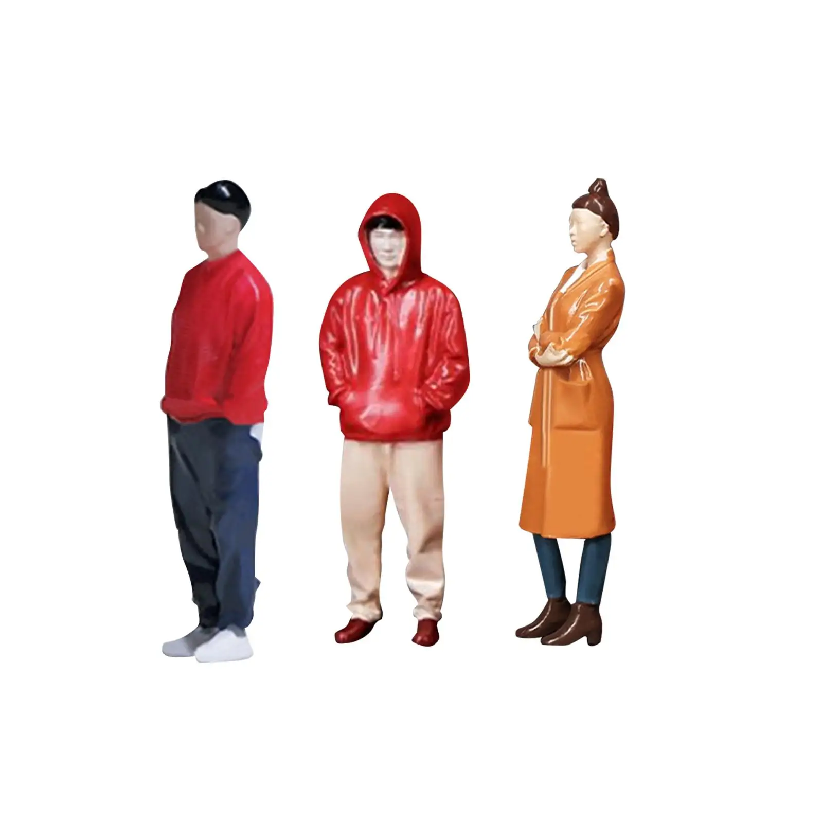 

Realistic 1/64 People Figures Tiny People for DIY Projects Layout Ornament