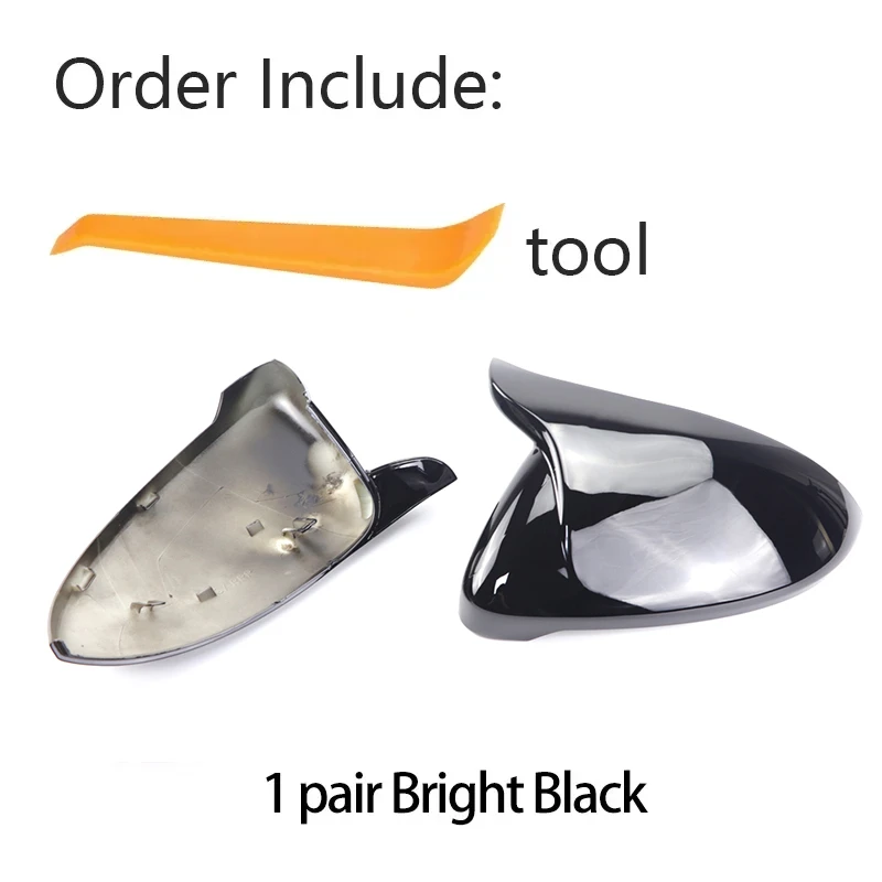 

Крышка бокового зеркала в форме черного рога из углеродного волокна для Volkswagen VW Golf 7 MK7 MK7.5 GTI R GTE GTD 13-20 Замена