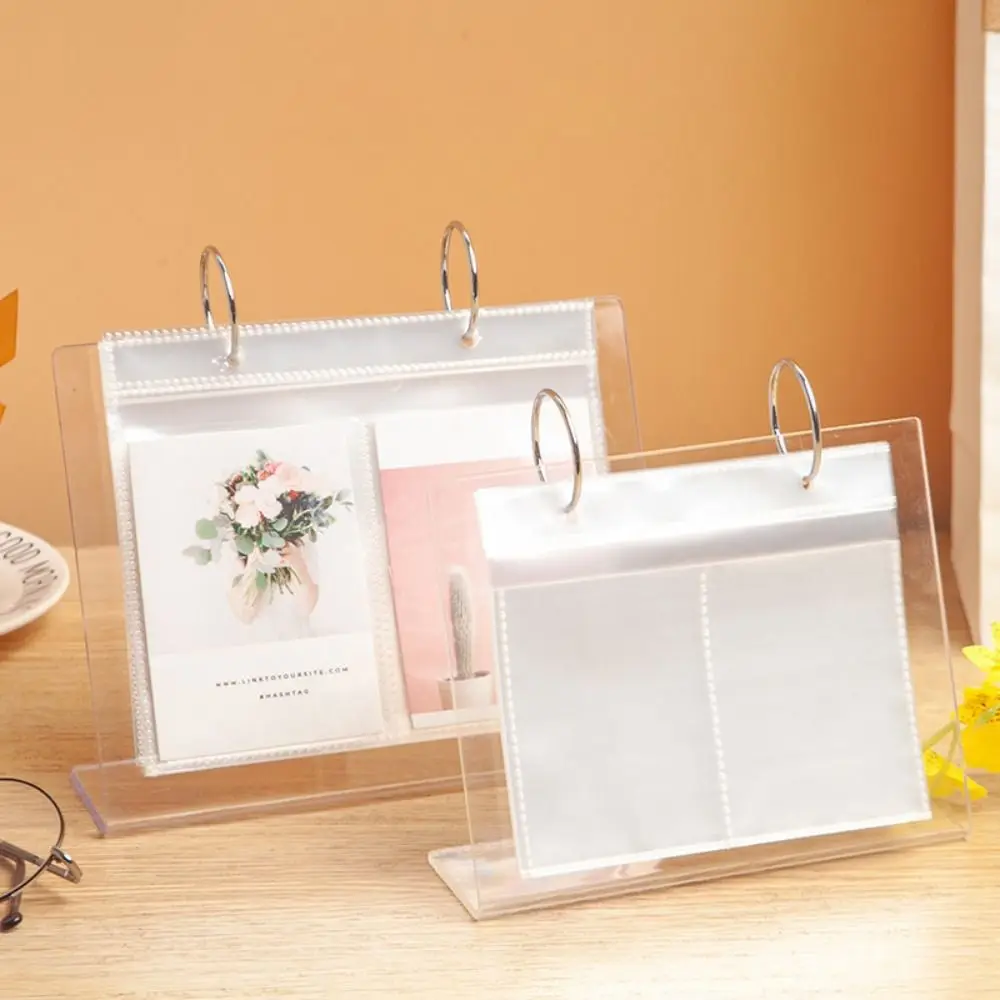 

INS Style Hoom Room Collection Book Exquisite Photo Cards Book Desktop Photo Album Postcard Collect Photo Cards Holder