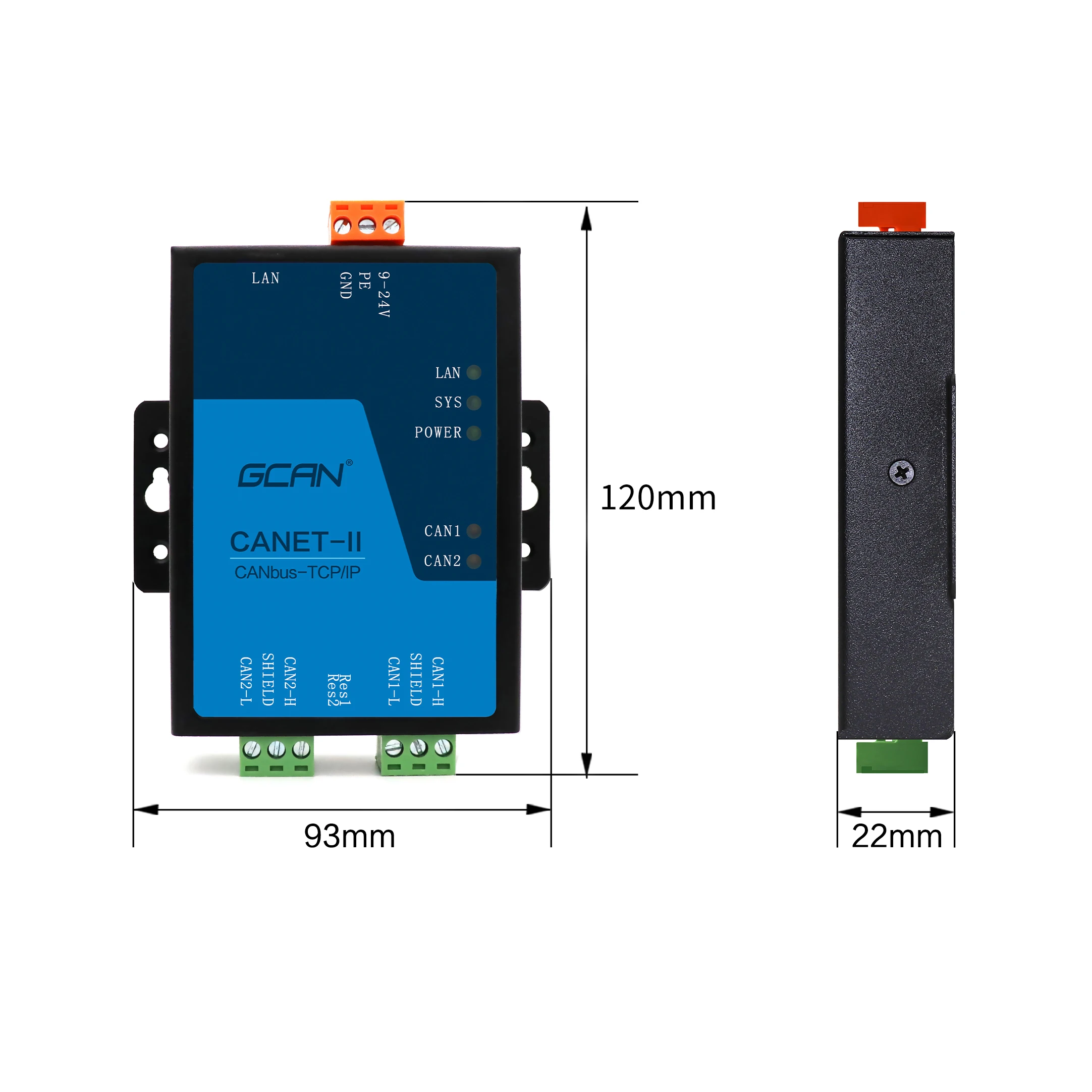 

GCAN-202 Support Multi-Bus Intercommunication Converter Tool Support Tcp Client Working Module For Intelligent Communit