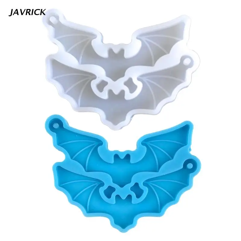 

Hanging Pendant Decoration Earrings Mold Halloween Bat Mirror Silicone Mold