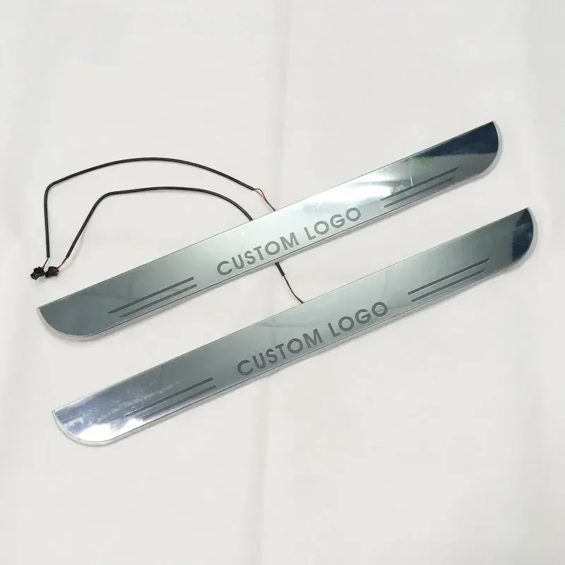 Автомобильная светодиодная накладка на порог для Audi Q7 4L 4M 2005-2017 2018 2019 Внешние