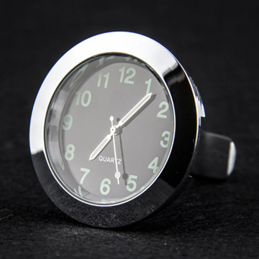 

Clock Car Dashboard Dash Mini Clocks Decorations Vent Clip Luminous Digital Air Carsquarzstick Watch Universal Auto Pocketround