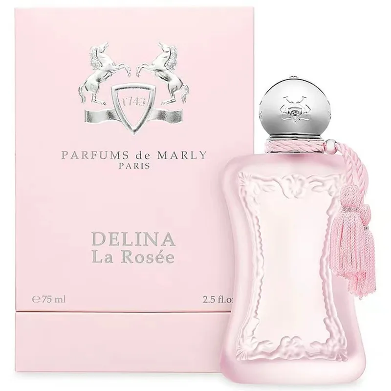 

Top Quality Brand Women Parfums De Marly Delina La Rose Long Lasting Natural Taste Parfum Female for Unisex Fragrances