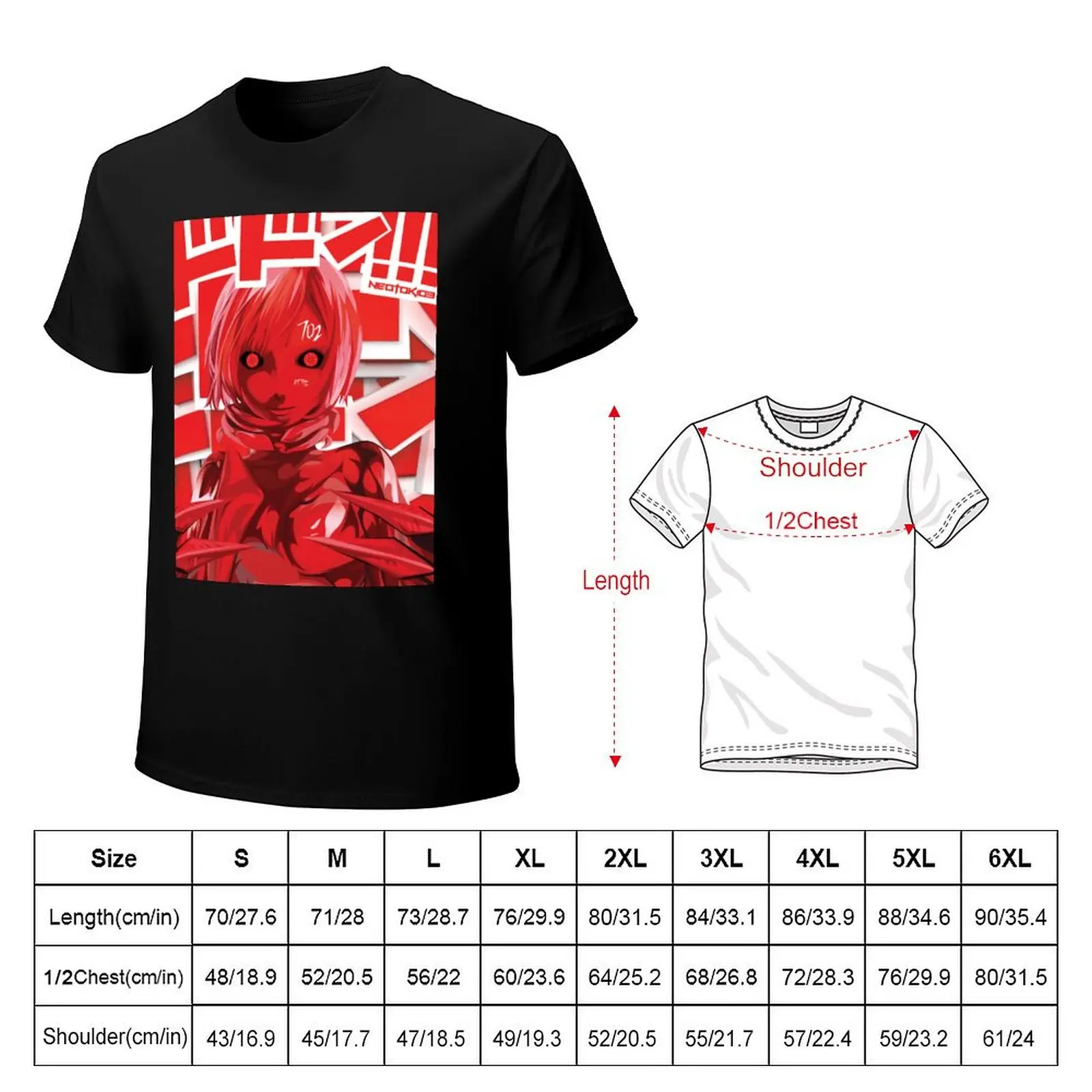 Фото Копия игры Knights of Sidonia – The Red Gauna. Футболка RED Edition с абстрактным принтом. №2