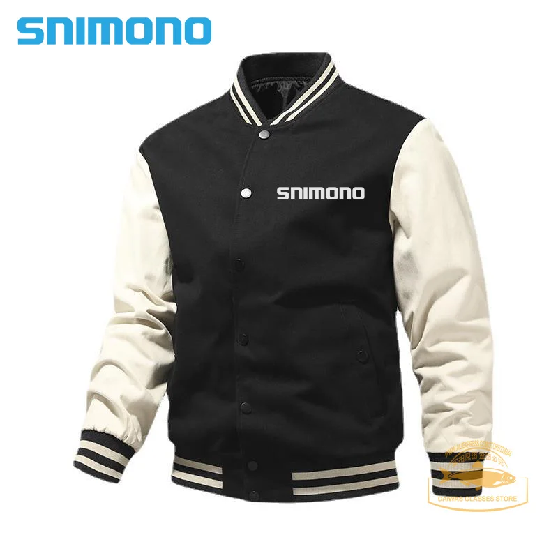 

Мужская куртка для рыбалки, Новая повседневная полосатая Спортивная летная куртка, Мужская свободная хлопковая куртка-бомбер, большая улич...