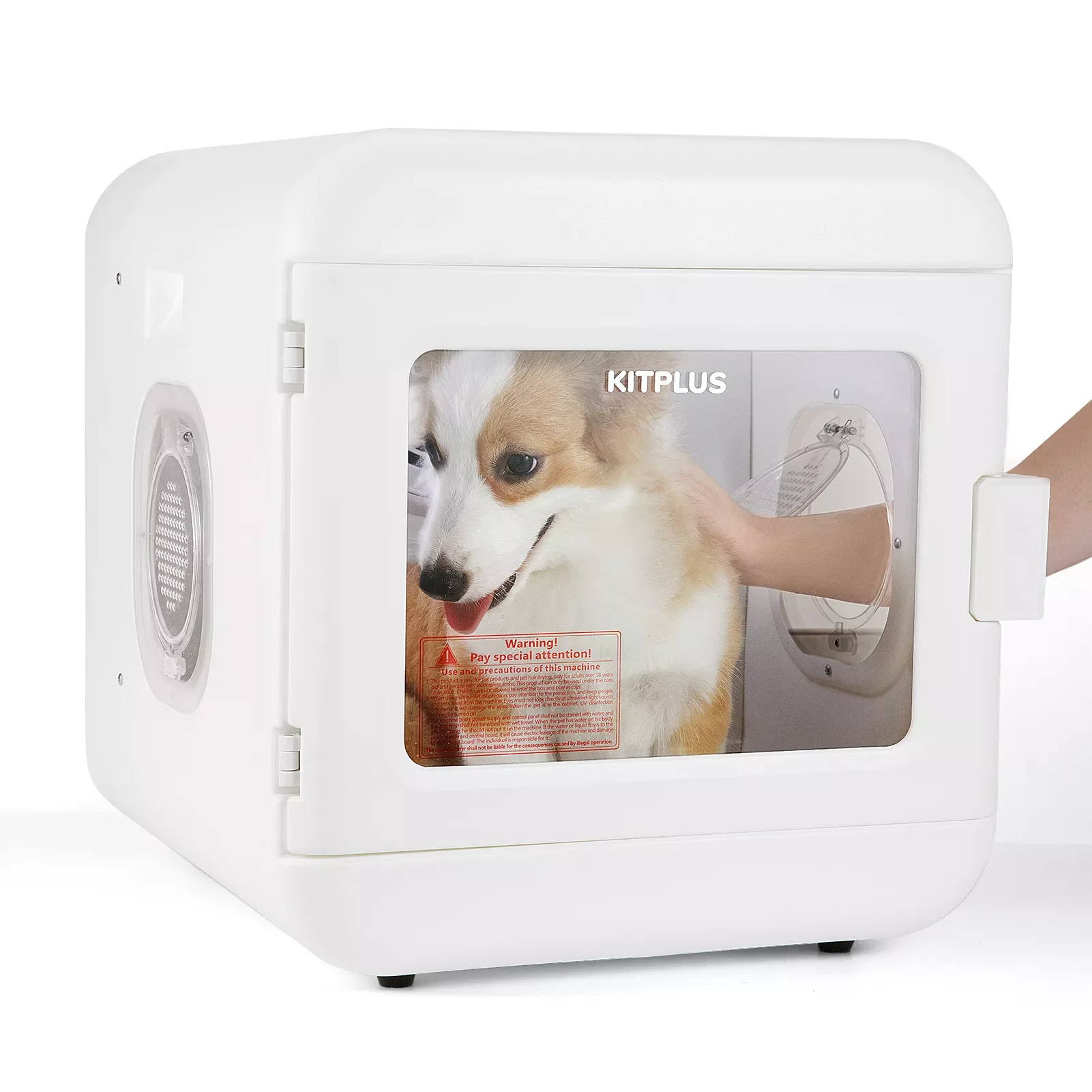 

Quiet Pet Dog Hair Dryer 60L Automatic Pet Drying Box Large& Small Puppy Hair Dryer Adjustable Dog Grooming Equipment