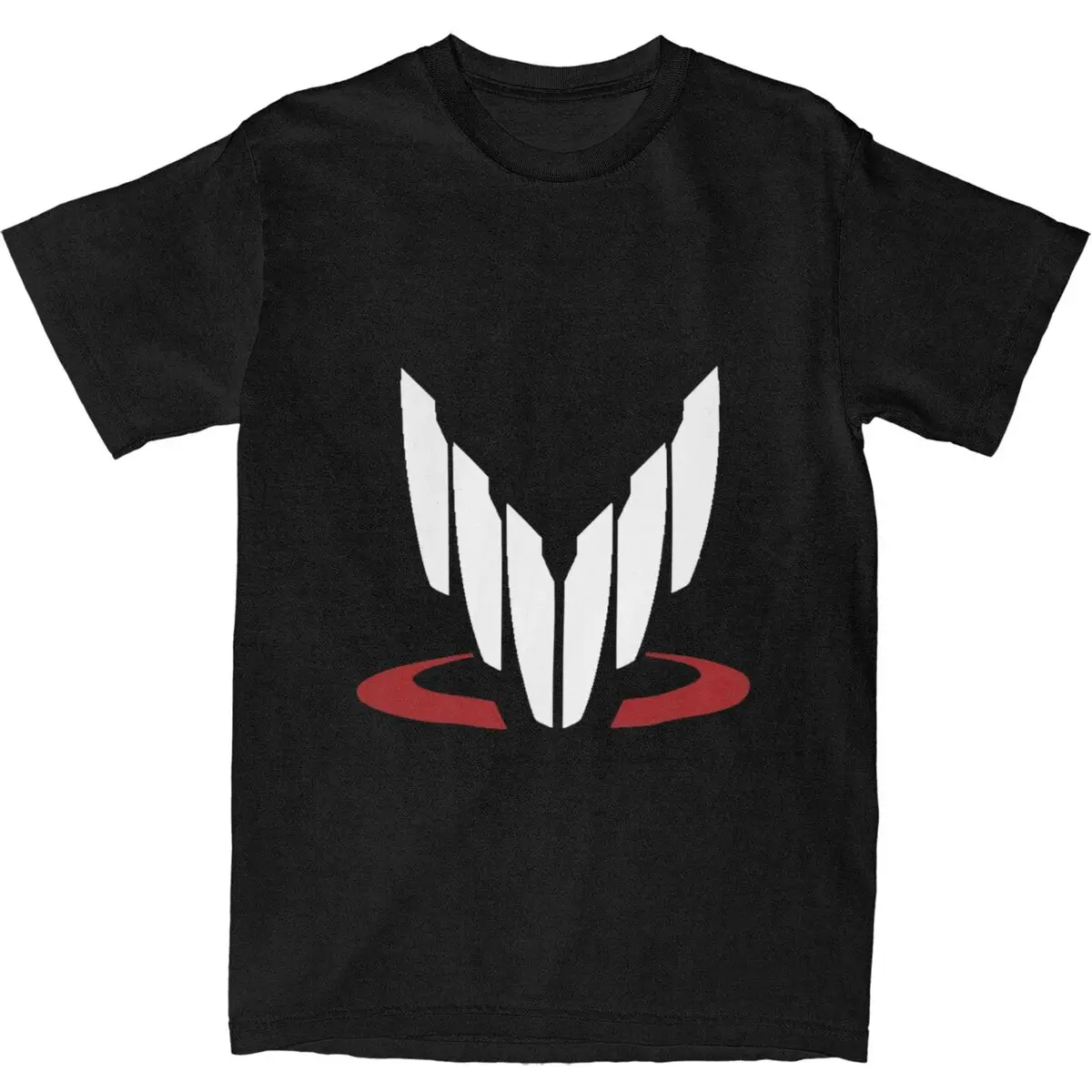 Футболка с коротким рукавом и круглым вырезом из чистого хлопка