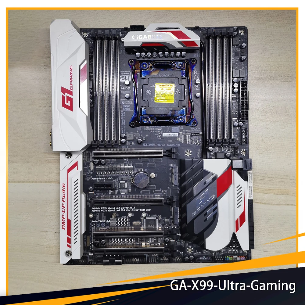 

X99 GA-X99-Ultra-Gaming For Gigabyte LGA 2011-V3 DDR4 128GB PCI-E 3.0 ATX Desktop Motherboard High Quality Fast Ship