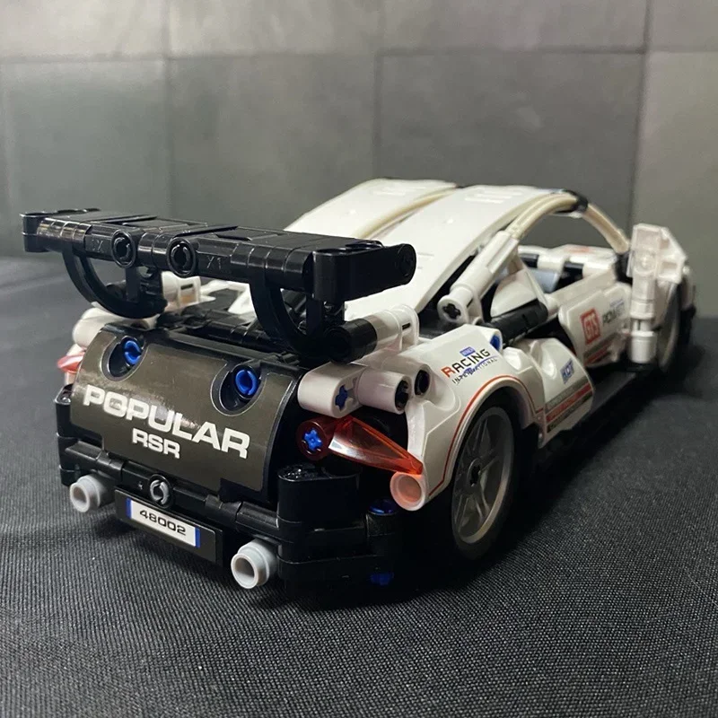 492 шт. технический спортивный гоночный автомобиль строительные блоки модель