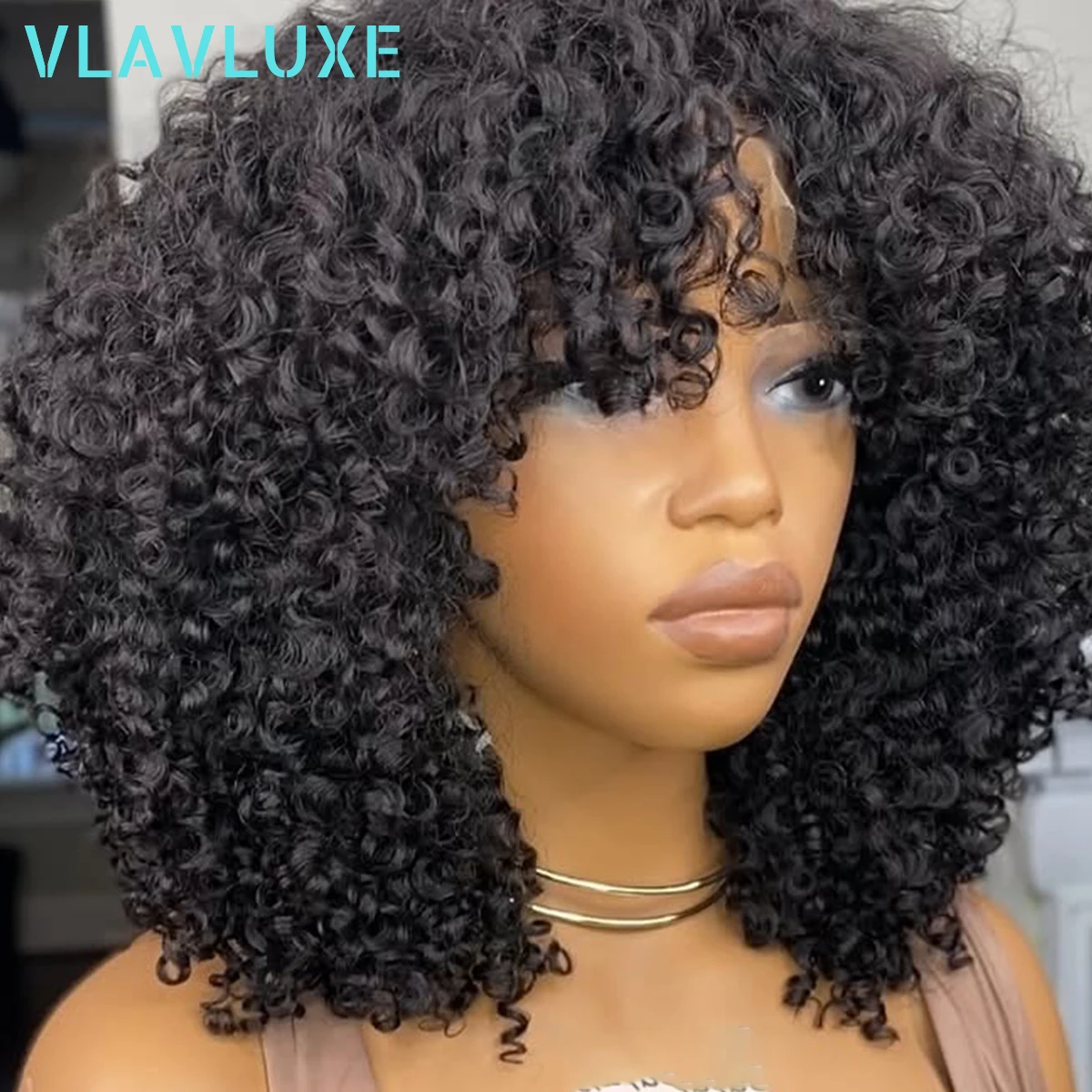 Фото Короткие вьющиеся человеческие волосы Bob Wigs 360 HD Lace Frontal Human Hair Remy Human Wig For Women Pre Plucked Wear Go Glueless №2