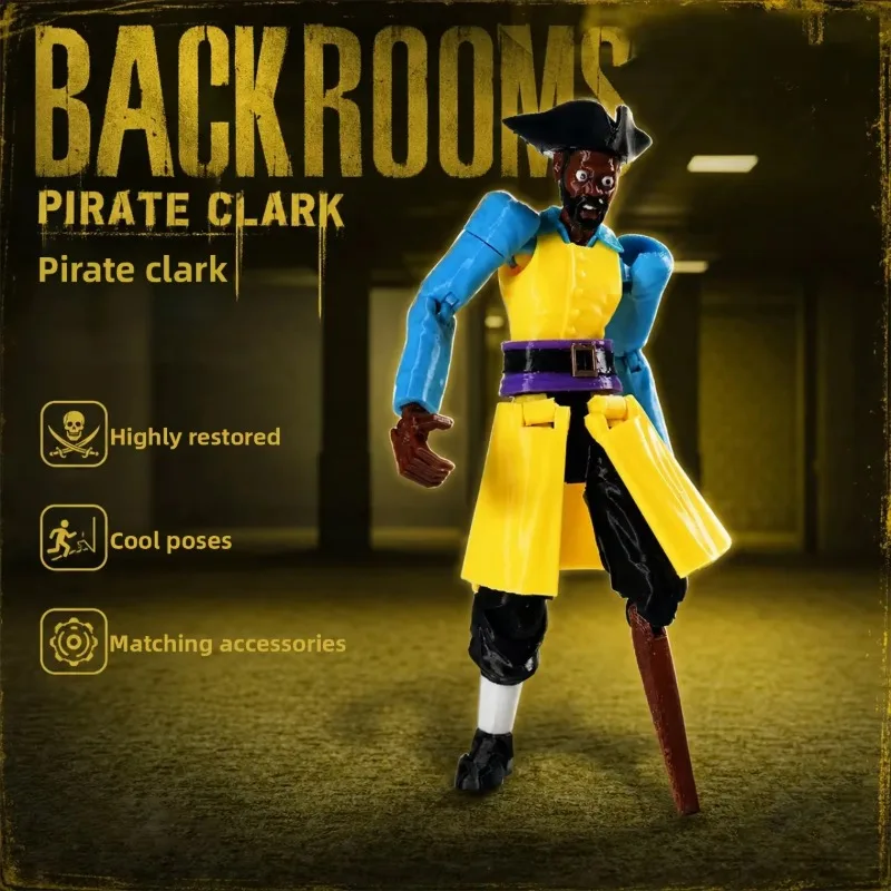 Супер-подвижная фигурка, напечатанная на 3D-принтере, Backrooms Pirate Clark Dummy13 T13 Ben 10 Heatblast Tennyson, шарнирная модель-игрушка (art.: 3920dd30b6eb5) - 3920dd30b6eb5