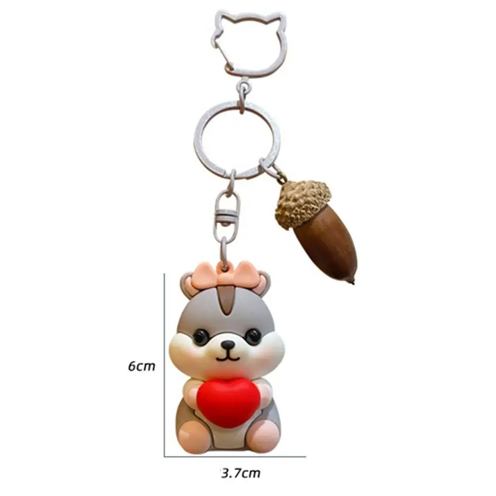 Kawaii мультфильм хомяк закуски брелки милый нежный автомобильный брелок для