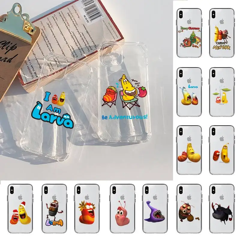 

MaiYaCa Larva Phone Case for iPhone 11 12 13 mini pro XS MAX 8 7 6 6S Plus X 5S SE 2020 XR cover