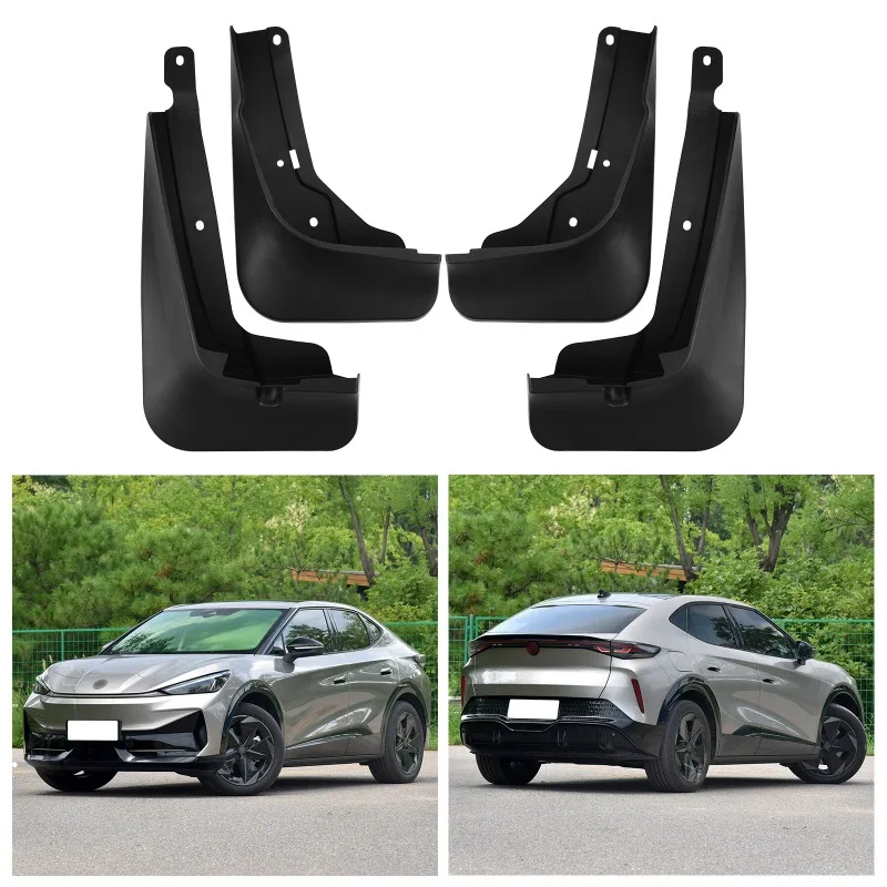 Фото Брызговики для VW Volkswagen ID.Unyx 06 2024 2025 2026, передние и задние защитные щитки от грязи, аксессуары №2