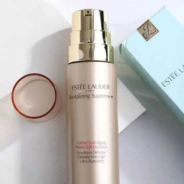 Фото Estee Lauder Высококачественная восстанавливающая мягкая эмульсия Supreme + GLOBAL против старения мощности ультра-мощная 100 мл Совершенно новая №4