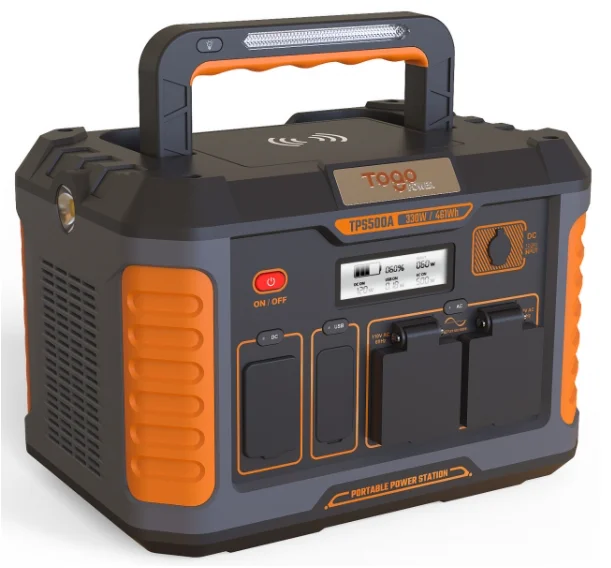 

Портативная зарядная станция с солнечной батареей, пауэрбанк постоянного/переменного тока для кемпинга на открытом воздухе